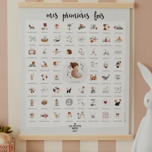 Affiche "Mes Premières Fois" - Atelier Oranger | LES PETITES DATES