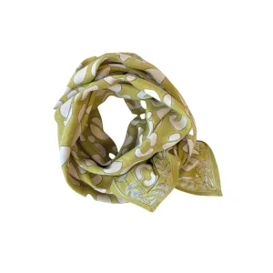 Big foulard Latika - "Artistic" Anis | APACHES