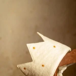 Couronne en feutre Raja - Naturel | MUSKHANE