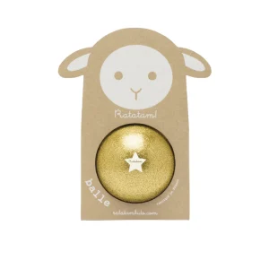 Ballon 10 cm mouton - Or paillette | RATATAM