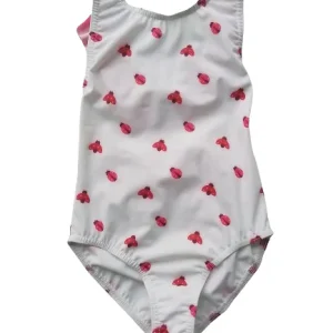Maillot de bain 1 pièce motifs coccinelles