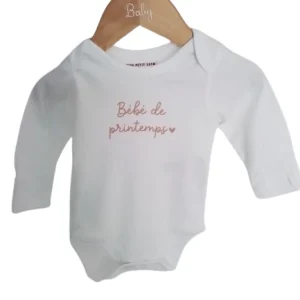 Body "Bébé de printemps"