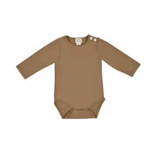 Maillot de bain body anti-uv "Matelot" - Marron | LES PETITS DORÉS