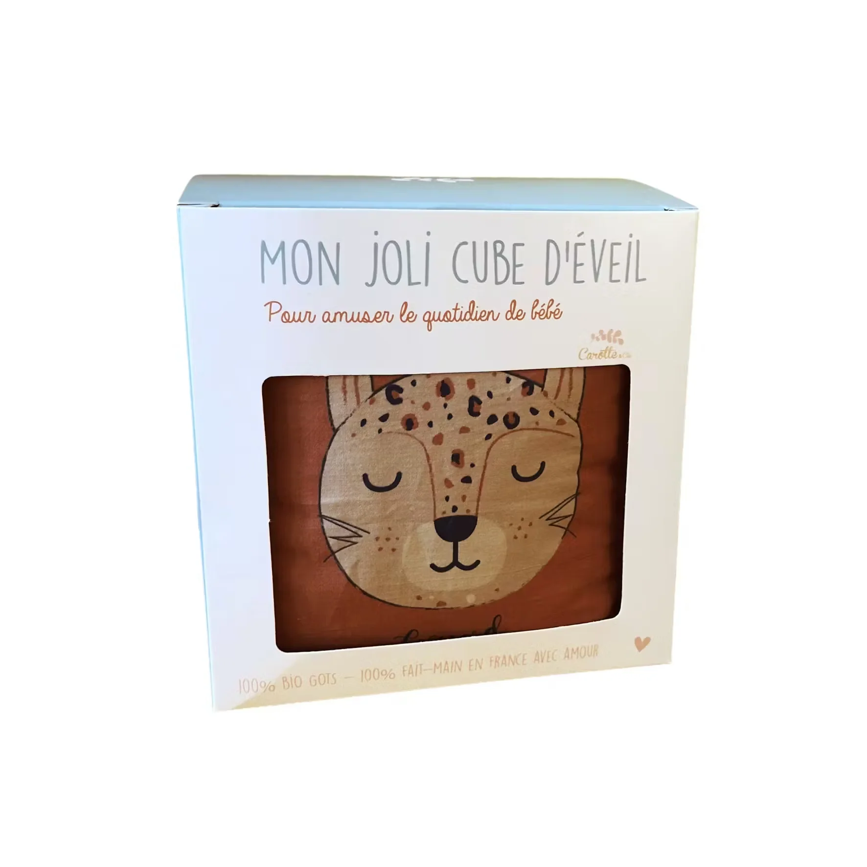 Cube d'éveil Animaux de la Savane en tissu sonore – Image 3