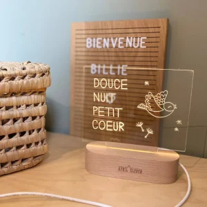 Veilleuse Led "Bonjour mon amour"