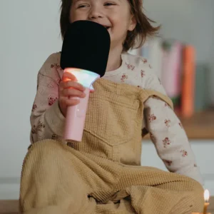 Micro karaoké "Kidymic" - Rose | KIDIWOLF