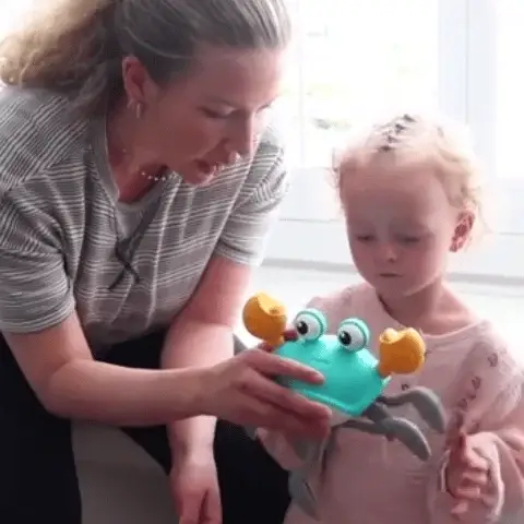 Jouet Crabe Musical Bébé - Interactif Lumières LED