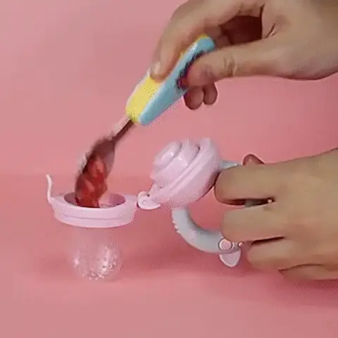 Tétine Alimentation Bébé Silicone - Grignoteuse Fruits Sécurisée