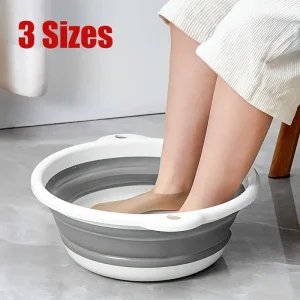 Bassine Pliable Bain de Pieds Portable - Silicone Voyage Pédicure