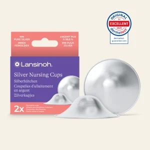 Coupelles d’allaitement en argent