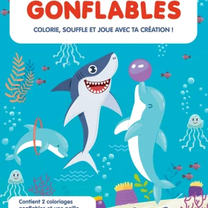 Ara Créative Coloriage Gonflable Dauphin et Requin