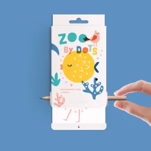 Mini livre de points à relier - "Zoo by dots" | SCROLLINO