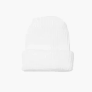 Minikane Bonnet Marius en tricot blanc