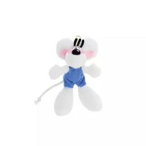 Diddl Porte-clés peluche Diddl en salopette bleue 15cm
