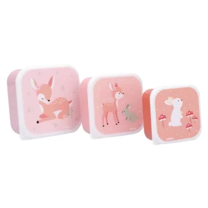 Tutete Ensemble de 3 boîtes à goûter Sweet Deer