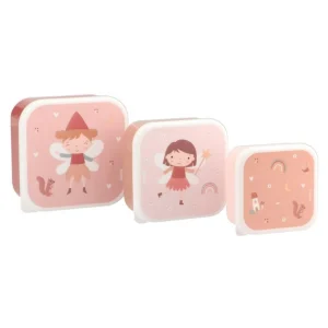 Tutete Ensemble de 3 boîtes à goûter Wild Fairies