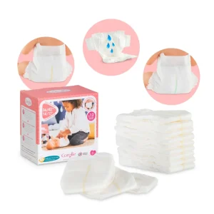 Corolle Boîte de 12 couches pour poupon 36 et 42cm