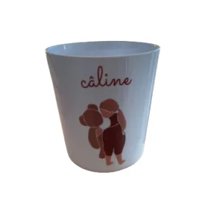 Verre incassable blanc "câline"