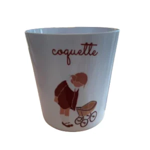 Verre incassable blanc "coquette"