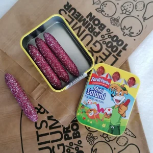 Boite de salami en bois