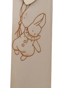 Marque page en bois "Mes douces lectures"