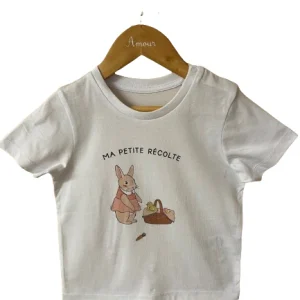 T-Shirt enfant Lapin "Ma petite récolte"