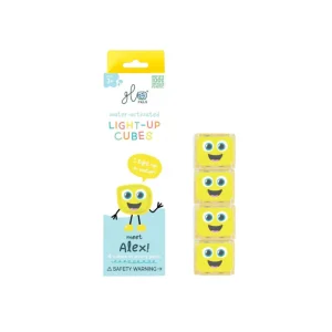 Cubes lumineux "Alex" - Jaune | GLO PALS