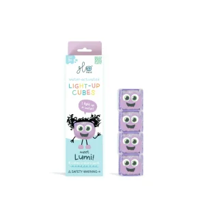 Cubes lumineux "Lumi" - Violet | GLO PALS