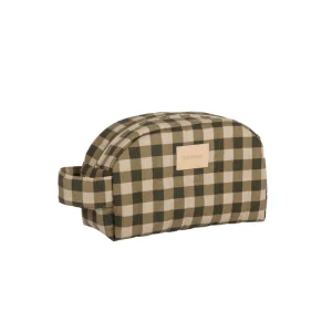 Trousse de toilette "Hyde Park" - Green Checks | NOBODINOZ