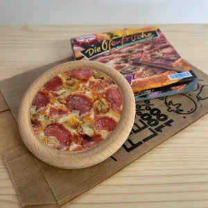 Mini pizza en bois