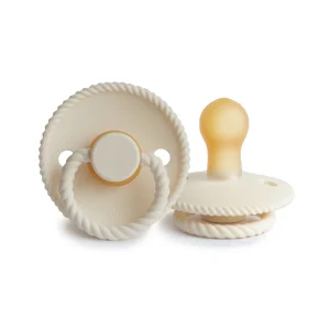 Tétine Rope Latex T1/T2 - Cream | FRIGG
