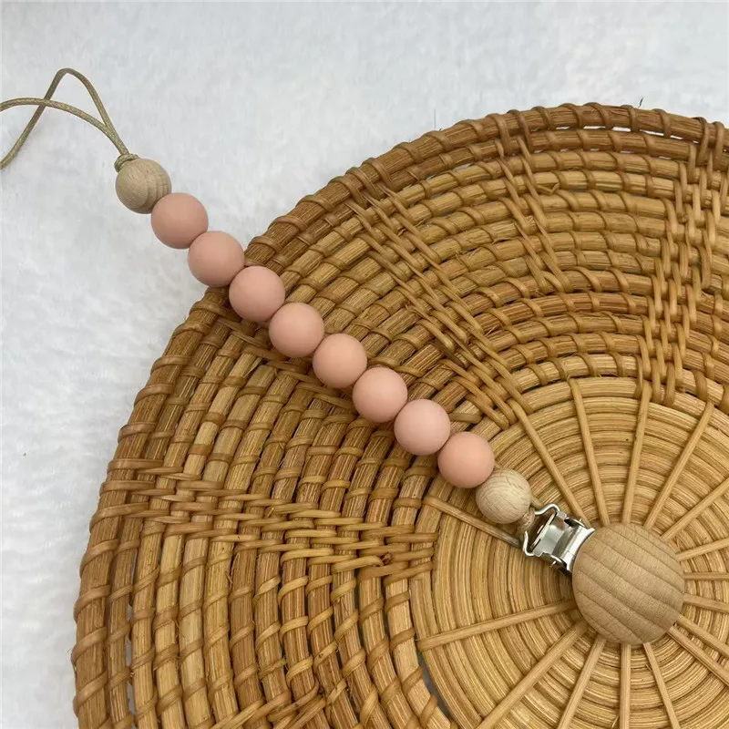 Attache-Sucette Bois & Silicone – Chaîne Dentition – Image 5