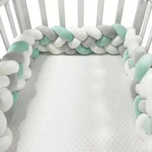 Tour de Lit Bébé Protecteur - Tressé Ultra-Doux Sécurisé