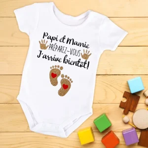 Body annonce grossesse pour les Grands-Parents