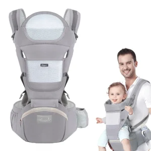 Porte-Bébé Ergonomique Coton - 6-en-1 Multiposition