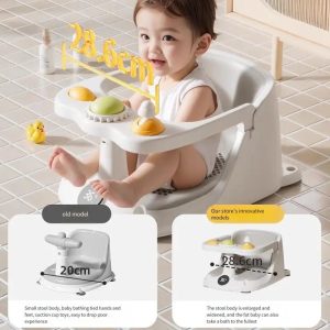 Siège de bain bébé™ergonomique / avec ventouses antidérapantes
