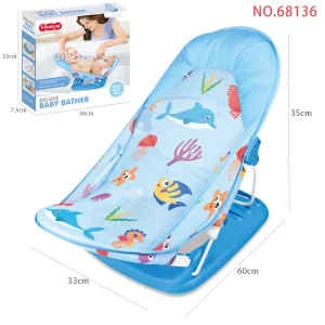 Siège de Bain Bébé Summer Deluxe - Pliable Antidérapant Confort