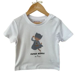 T-shirt enfant "Super Héros de Papa"
