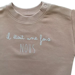 Sweat bébé/enfant "Il était une fois nous"