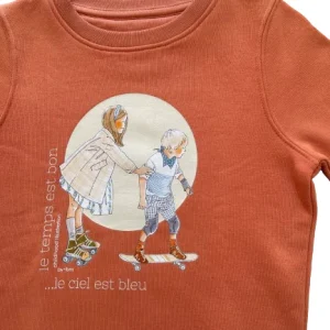 Sweat bébé/enfant "Le temps est bon ... le ciel est bleu".