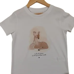 T-Shirt enfant "Le plus doux bonheur est celui que l'on partage ensemble"