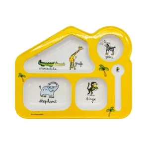 Assiette à compartiments Animaux de la savane