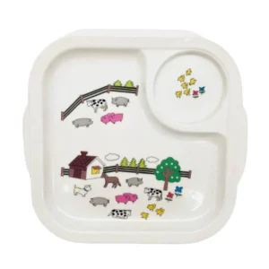 Assiette à compartiments Les Animaux de la Ferme