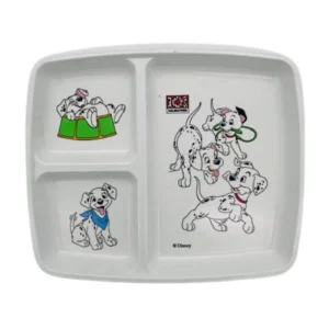 Assiette à compartiments vintage Les 101 Dalmatiens