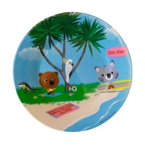 Assiette Mouk en Australie