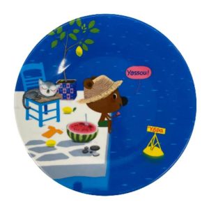 Assiette Mouk en Grèce