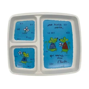 Assiette à compartiments Une Souris Verte