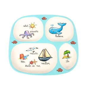 Assiette Sous l’océan
