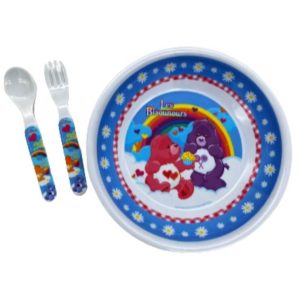 Assiette et couverts Bisounours Collector