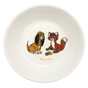 Assiette vintage "Rox et Rouky" / Walt Disney